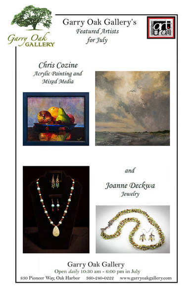 Garry Oak Gallery - July Featured Artists Chris Cozine and Joanne Deckwa